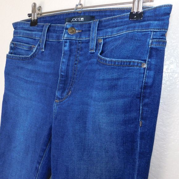 Joe's Jeans Ladies Size 27 Designer Skinny Ankle Mid Wash Stretch Denim - Picture 6 of 9